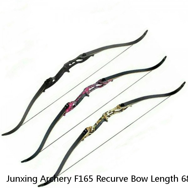 Junxing Archery F165 Recurve Bow Length 68 Inches 18-32 Lbs Magnesium Alloy Handle and Maple Limbs for Archery Hunting Shooting