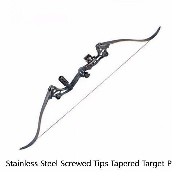 Stainless Steel Screwed Tips Tapered Target Points 70 ~100GR