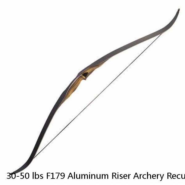 30-50 lbs F179 Aluminum Riser Archery Recurve Bow for hunting and shooting