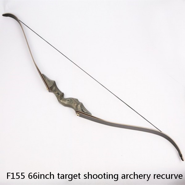 F155 66inch target shooting archery recurve bows laminated fiberglass bows 16~36lbs with bow sight and arrow rest