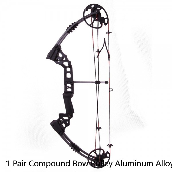 1 Pair Compound Bow Pulley Aluminum Alloy Suit Compound Bow DIY Archery Shooting