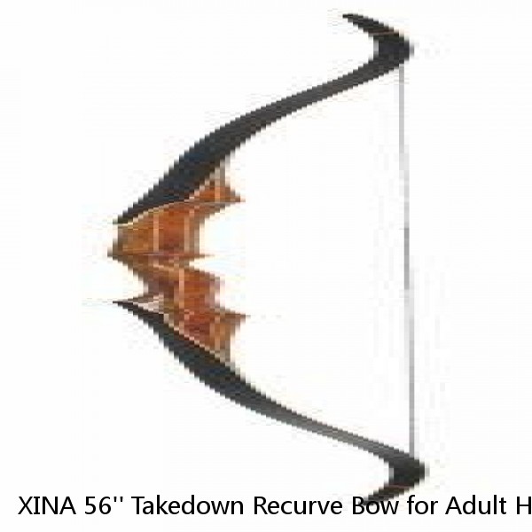XINA 56'' Takedown Recurve Bow for Adult Hunting and Archery Contact Draw Weight 30 35 50 Pounds Blue Right-Hand Bow