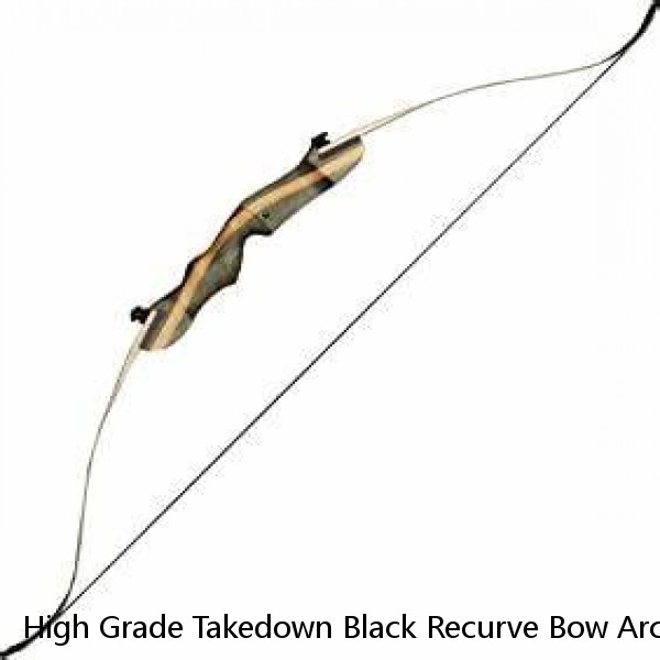 High Grade Takedown Black Recurve Bow Archery Best Toughness and Power Bow Recurve