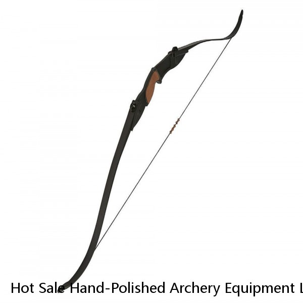 Hot Sale Hand-Polished Archery Equipment Laminated Long Bow Recurve Bow 20-40lbs for Outdoor Hunting