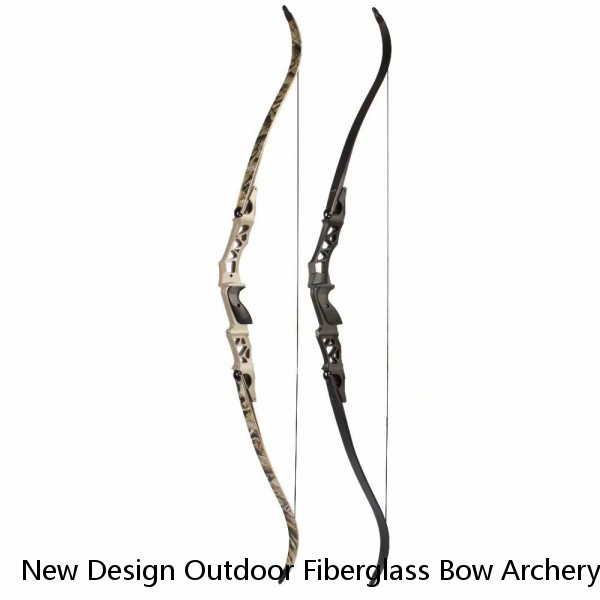 New Design Outdoor Fiberglass Bow Archery Hunting 40 Lbs Take Down Recurve Bow and Arrow Archery