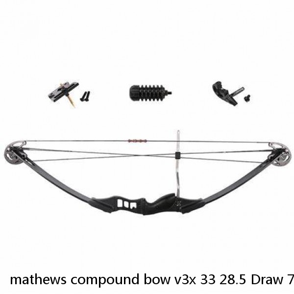 mathews compound bow v3x 33 28.5 Draw 70lb Full Kit