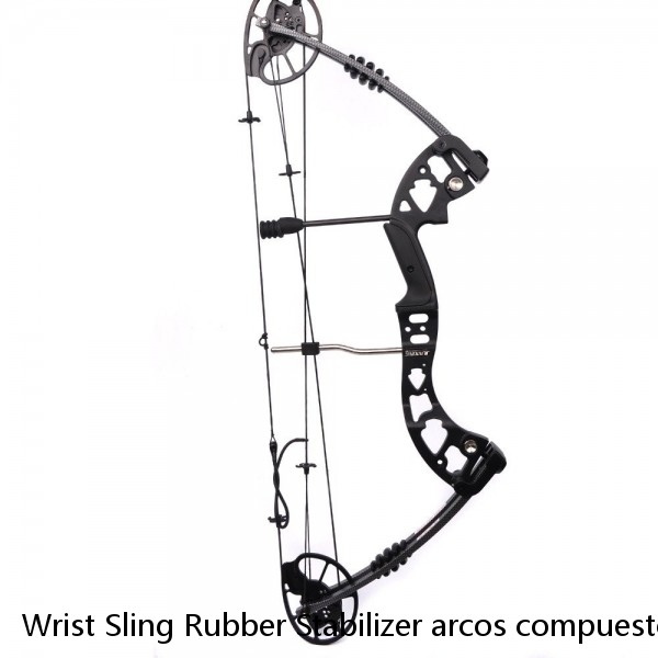 Wrist Sling Rubber Stabilizer arcos compuestos Camo CM125 Archery Bow and Arrow Compound Bow Set