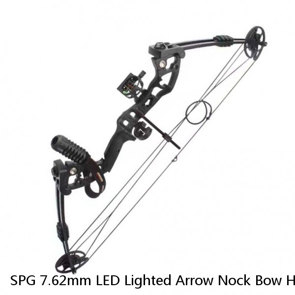 SPG 7.62mm LED Lighted Arrow Nock Bow Hunting Luminous Compound Bow Lighted Arrow Nock