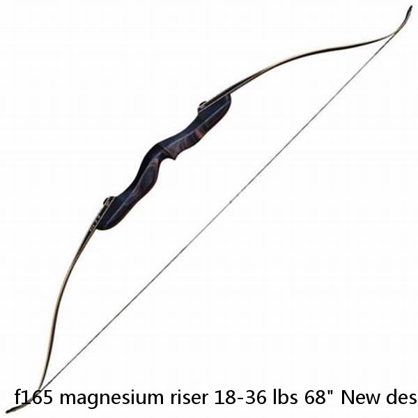 f165 magnesium riser 18-36 lbs 68" New design ILF riser and limbs factory price archery competition recurve bow