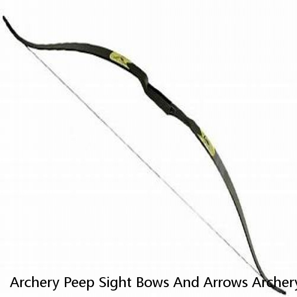 Archery Peep Sight Bows And Arrows Archery Recurve Bow Archery Sight for Hunting Outdoor